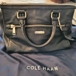 Cole Haan Black Leather Handbag